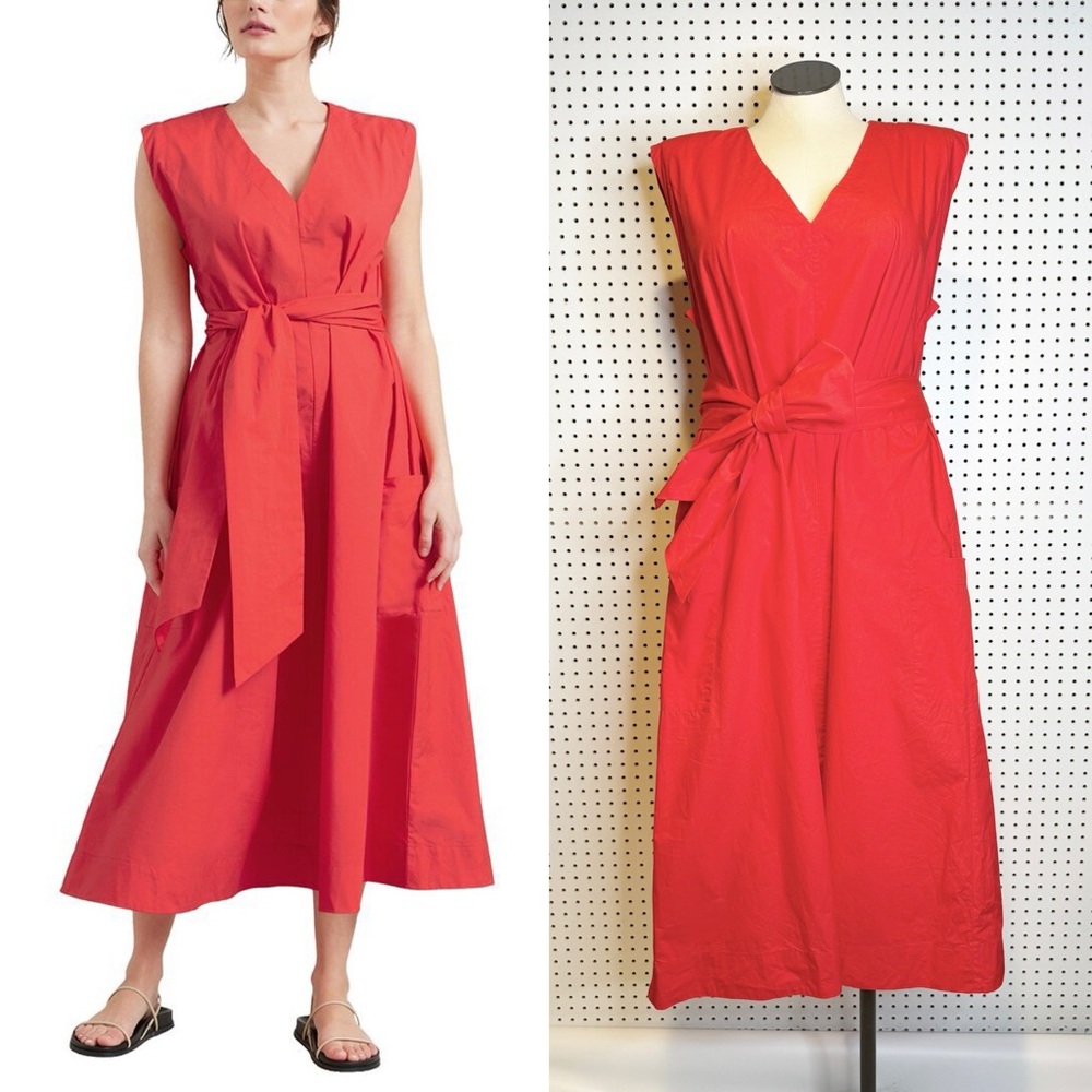 Modern Citizen Red Midi Dress